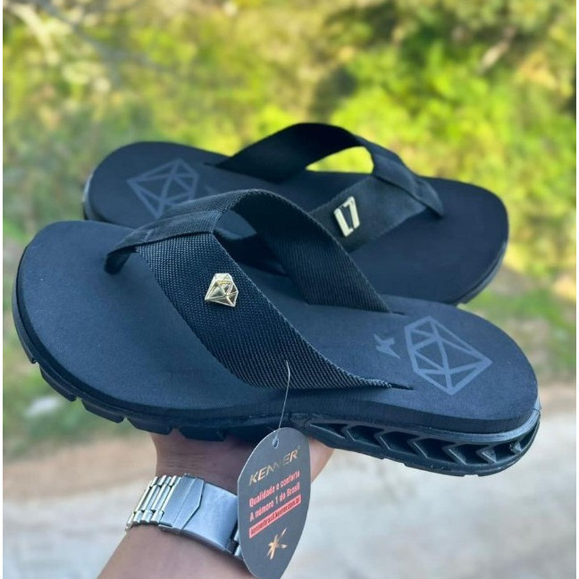 Chinelo Kenner Rakka L7 Diamond Diamante Masculino e Feminino do 35 ao ...