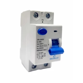 DR INTERRUPTOR DIFR 2P Bipolar 40A 30MA AC Diferencial