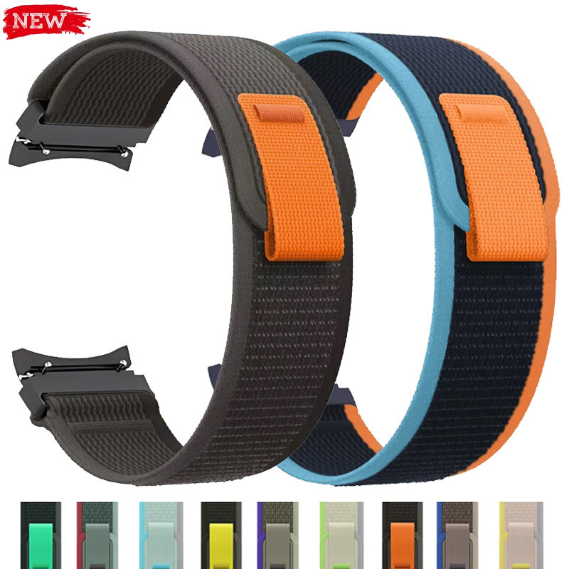 Samsung NylonTrail Loop Pulseira Compatível Com Bracelete Esportiva Galaxy Watch 6/5/4 44mm 40mm 5 Pro 45mm Classic 47mm 43mm
