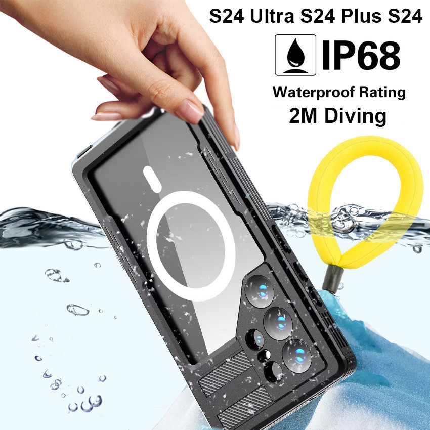 S24 Ultra IP68 Caso À Prova Dip68 Água Para Samsung Galaxy S24 Plus 2M ...
