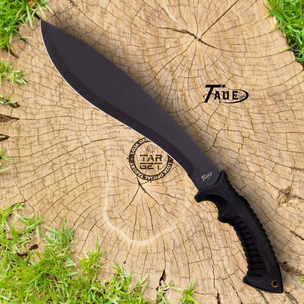 FACÃO FACA KUKRI LÂMINA EM AÇO COM BAINHA CAÇA PESCA CAMPING SELVA SOBREVIVÊNCIA AFIADO TAUE XWD 5