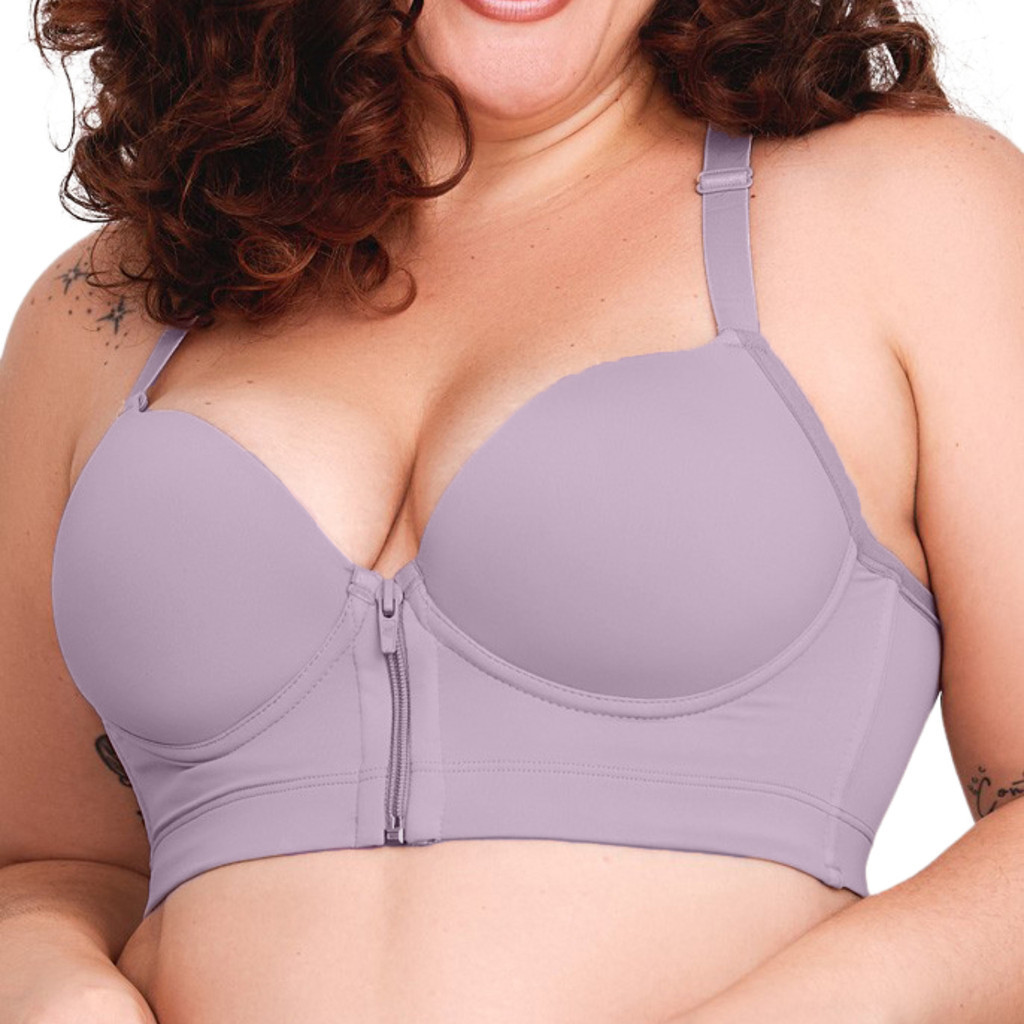 Sutiã Com Fecho Frontal Zíper Plus Size Vi Lingerie 110422