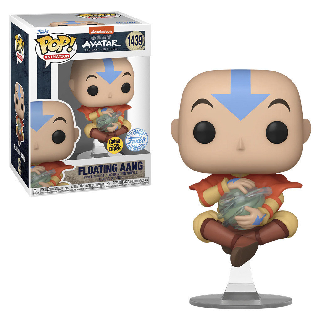 Funko Pop! Avatar Floating Aang 1439 Exclusivo Glow