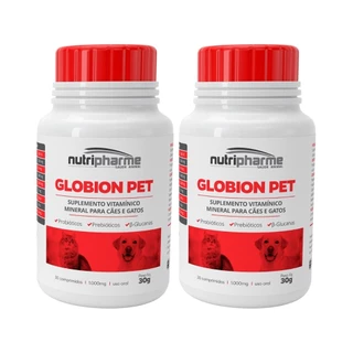 Globion Pet 30 Comprimidos - Nutripharme - 2 Unidades