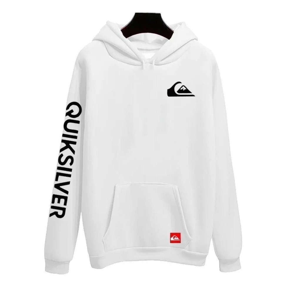 Moletom Quiksilver Surf Agasalho Tamanhos Grandes Com Capuz Blusa