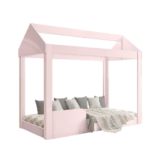 Cama Infantil Montessoriana Crystal Baby 0,70X1,50m Rosa J&A