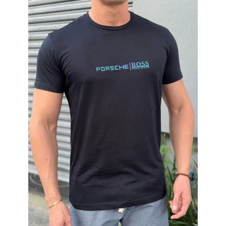 Camiseta Porsche Hugo Boss masculina 100% Algodão Pronta Entrega Camisa Malha Fria