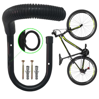 2 Suporte p/ Bicicleta Parede Bike Vertical Mtb Speed Preto