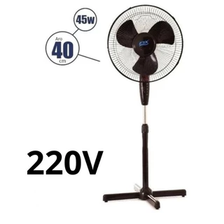 Ventilador De Coluna Fix Preto 220v Ajustável 40cm Promoção