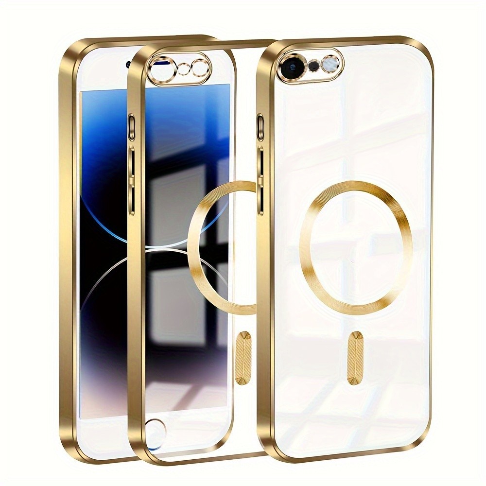 Custodia Trasparente In Silicone Per IPhone (6-15 Pro) - Paraurti Rigido Con Protezione