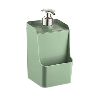 Dispenser Detergente Slim Porta Detergente Plástico 500ml Verde Menta