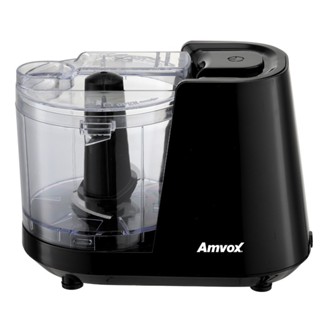 Mini Processador de alimentos 100 watts - APR 1001 BLACK Amvox