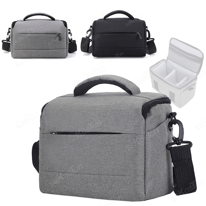 Borsa DSLR Borse Borsa a tracolla in nylon Custodia per fotocamera Fotografo portatile per borsa a tracolla per attrezzatura Sony Nikon Canon Panasonic