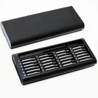 Kit Ferramenta Chave Magnética Precisão Jogo 24 Peças Pequenos Reparos Celular Iphone Video game