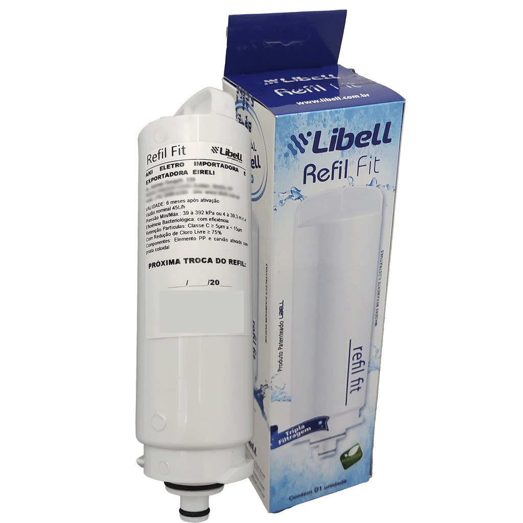 Filtro Refil Purificador Libell Acquafit LN100 e LE 200 | Shopee Brasil