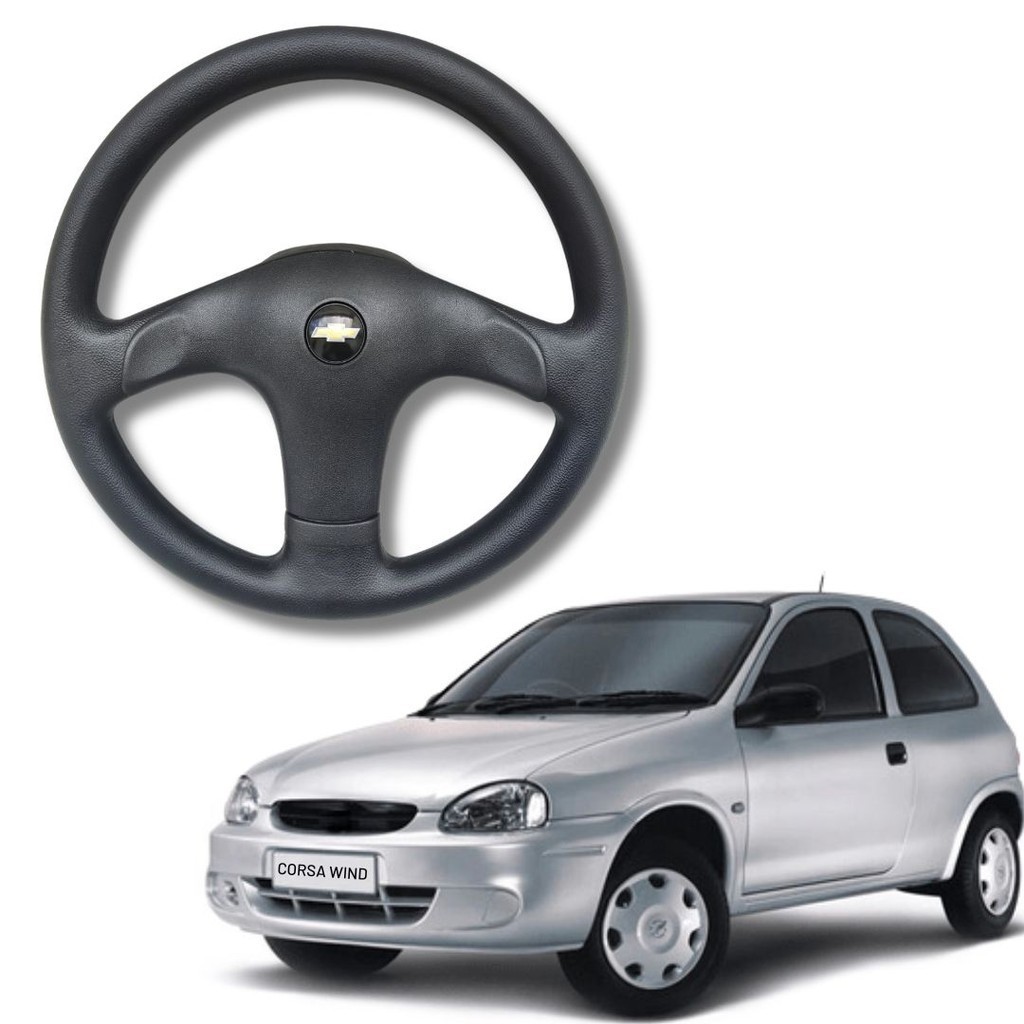 Volante Esportivo para Corsa Wind (1994/2006) com cubo embutido e ...