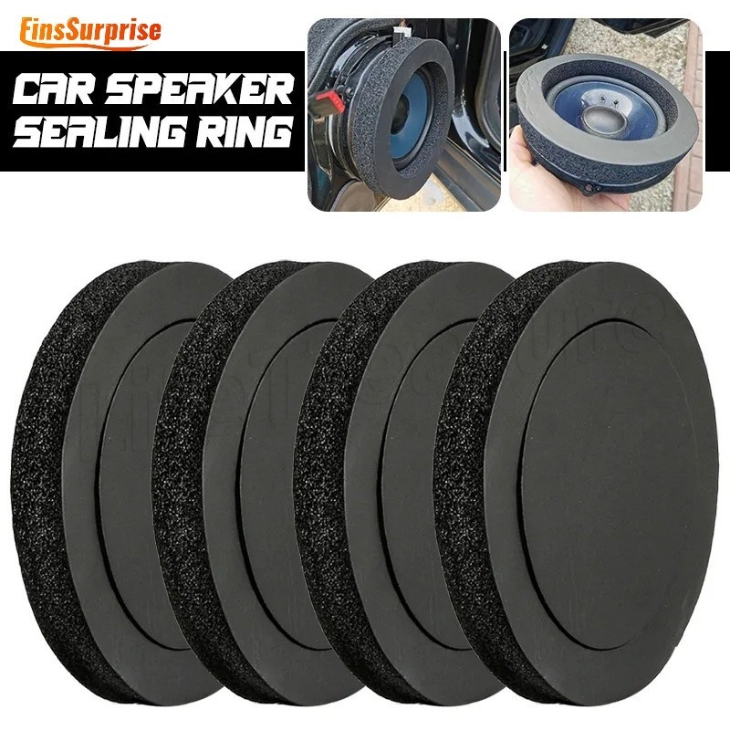 [Surpresa] 25cm Espessura Anel De Isolamento Autoadesivo Sonoro Almofada De Espuma Junta De Áudio Woofer Speakers Proteção À Prova De Som