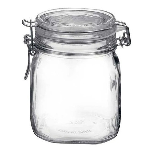 "Pote de Vidro Hermético Fido 750ml Bormioli Rocco Conserva Alimentos