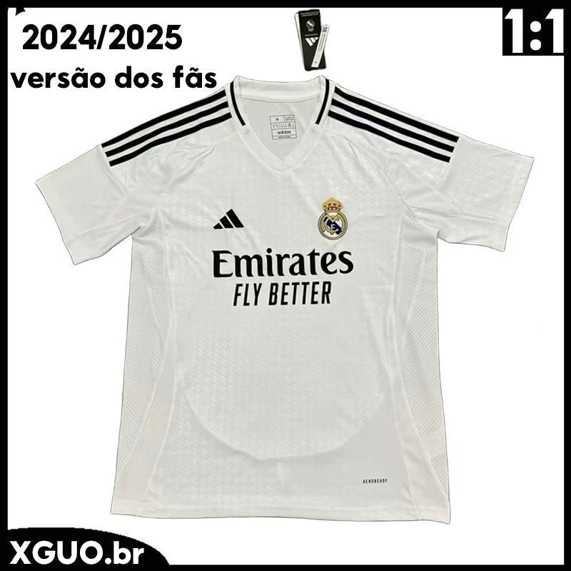 New Madrid 2024-2025 Casa Camisa Masculina Camisa de Futebol Camisola 1:1 WINE JR. 7