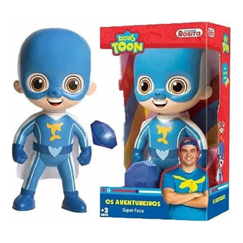 Boneco Aventureiros Super Foca Luccas Neto 27cm Rosita | Shopee Brasil