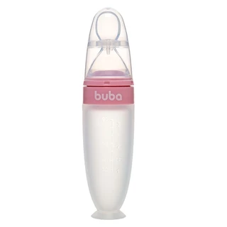 Colher Dosadora em Silicone Com Ventosa Rosa 18880 - Buba