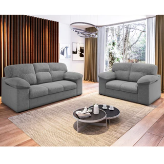 Conjunto Sofá 3 e 2 Lugares Suede Istambul Flash em Oferta na Shopee