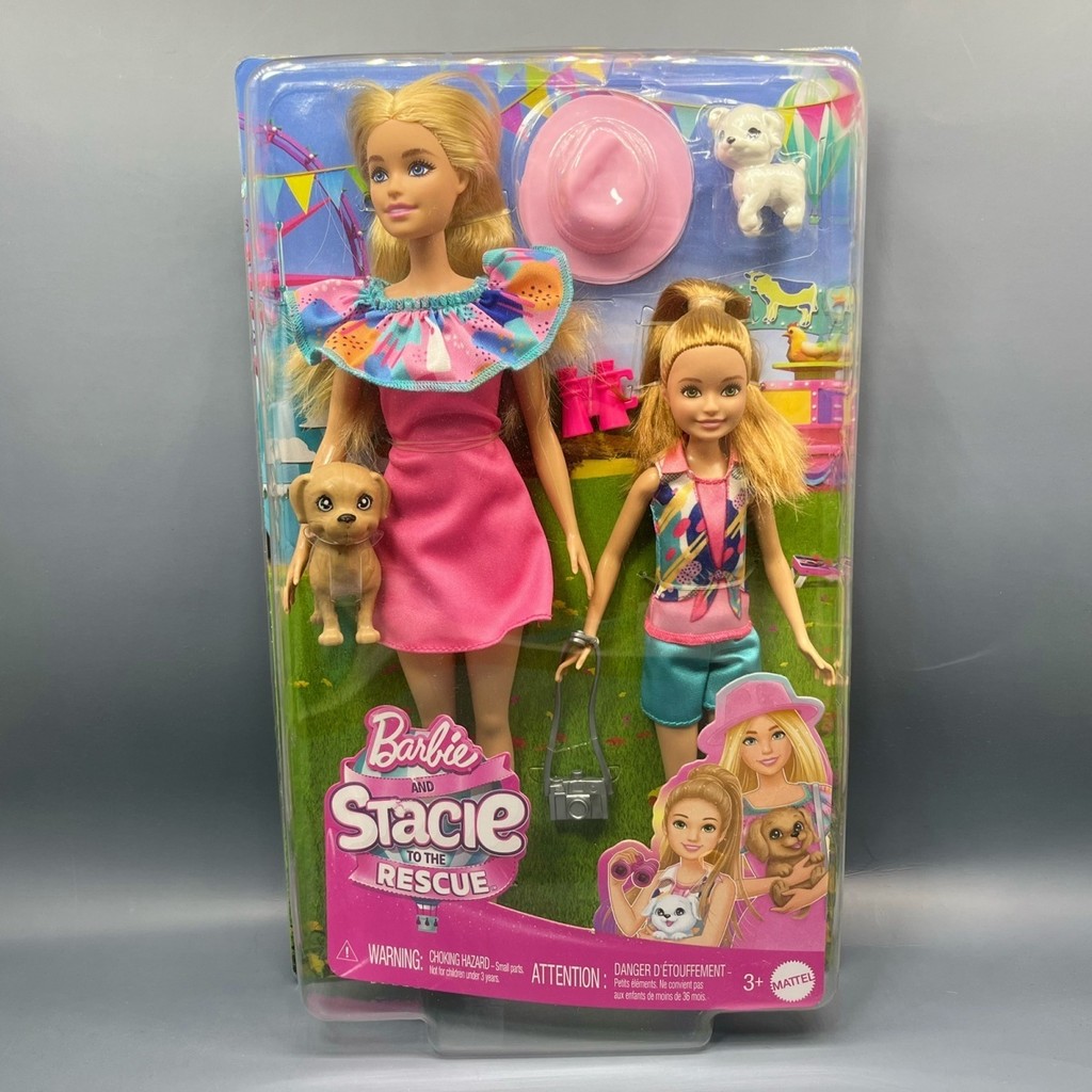 Barbie e Stacie para o filme de rescue Barbie A segunda irmã Stacey Box ...