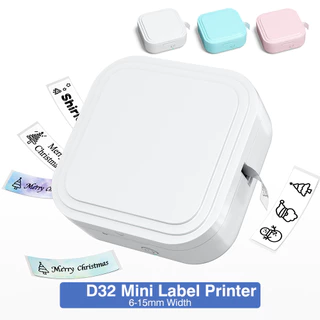 D32 Mini Impressora De Etiquetas Portátil Recarregável Bluetooth Fabricante Com Fita Sem Tinta