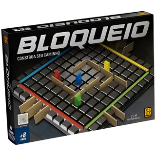 Jogo de Tabuleiro Bloqueio Estratégia 4 Cores 04408 - Grow