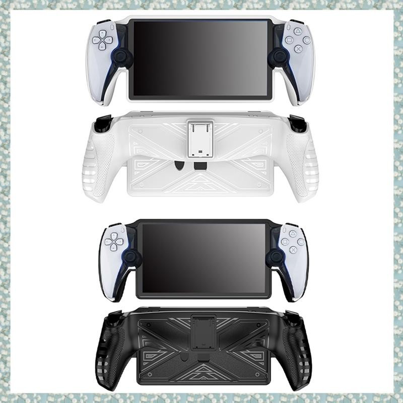 (T C Z F) Para Sony PlayStation Portal Com Suporte TPU Grip Shock Anti-Scratch Protective Cover Game Acessórios De Mão