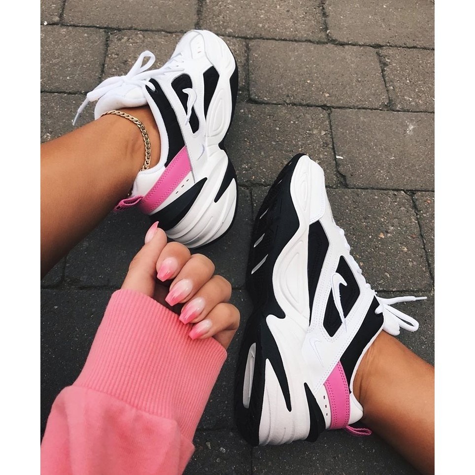 Nike m2k tekno store black pink