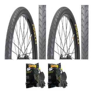 Par Pneus Bicicleta Pirelli Aro 26x1.50 Slick Phantom Street