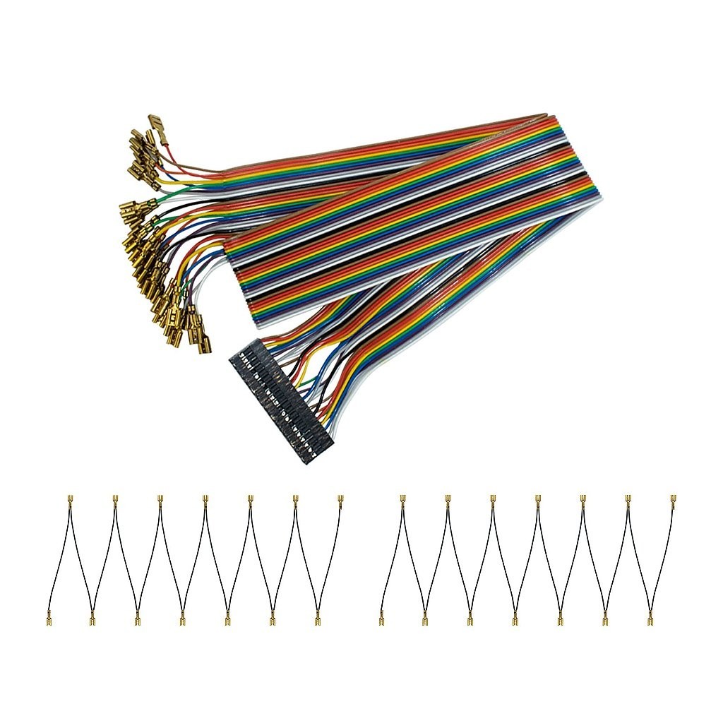 Kit Cabos GPIO Raspberry Arcade 1 29 Pinos + 2 GND 7 Pinos | Shopee Brasil