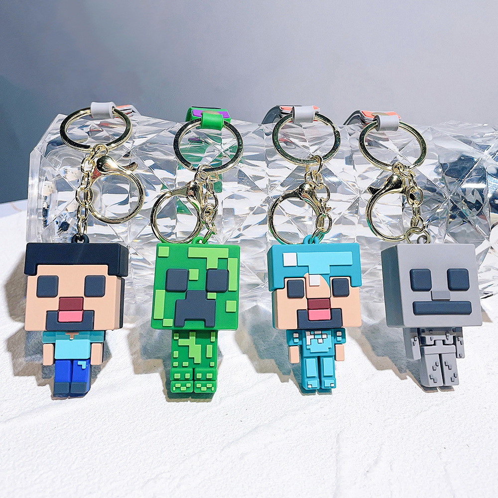 Jogo Minecraft Porta-Chaves Pingente De Plástico Macio Carro Boneca De Desenho  Animado pvc Bloco De Construção Fashion Car Keychain/Couple Bag Gift  Pendant Acessórios Doll Saco | Shopee Brasil