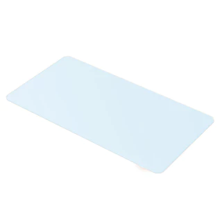Desk Pad de Couro Sintético Grande Azul Bebê Feltro Básico