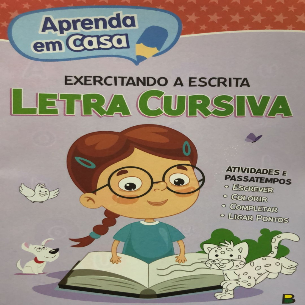 Aprenda Em Casa Letra Cursiva Autor Todolivro Shopee Brasil 9812