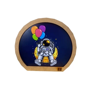 Luminária de Mesa Decorativa Astronauta com Balões Bivolt em Oferta na Shopee