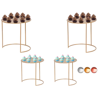 Kit De Festa Bandeja Meia Lua 25cm E 20cm Decoração 4un