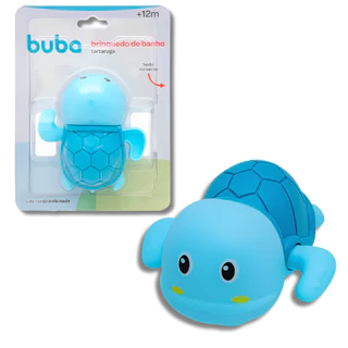 Brinquedo Banho P/ Bebês Tartaruga Azul 17101 - Buba