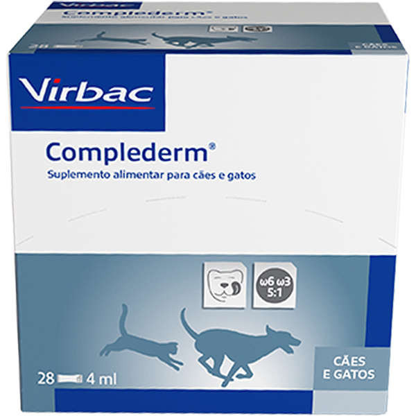 Suplemento Alimentar Virbac Complederm até 10 kg 4 mL | Shopee Brasil