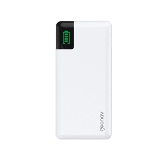 Carregador Portátil 16000Mha Usb Tipo C +Usb A Branco
