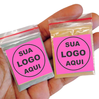 Kit 48 Sachês de Argila COM SUA LOGO Branca, Verde, Rosa Mimos para Clientes no saquinho Lembrancinha, kit skin care