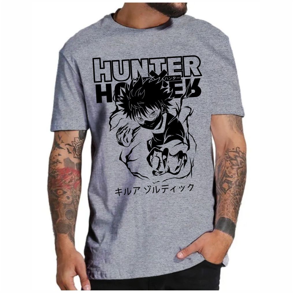 Camiseta Anime Hunter Hunter Mangá Camisa Feminino Masculino | Shopee Brasil