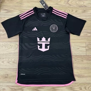 2024/25 Inter Miami Time Shirt Camisa De Futebol Tailandês Blusa Preta Messi 10