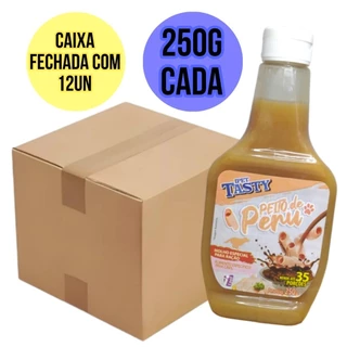 12 Molho Para Ração Cachorro Caixa Fechada Peito de Peru Ipet Tasty