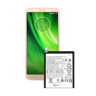 Kit tela display + bateria compatível Motorola Moto G6 Play