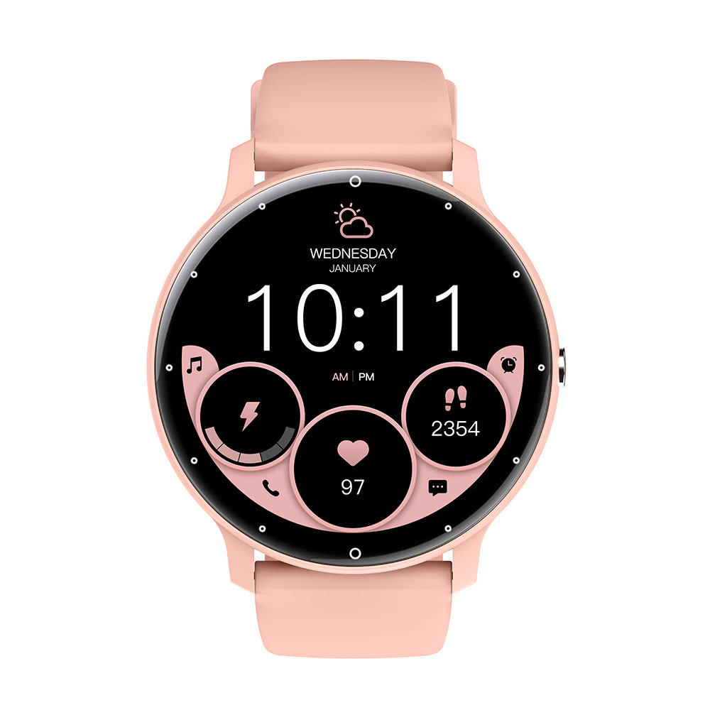 Relógio Smartwatch Zwear Zl02c Pro Tela 1.28 pol. Rosa