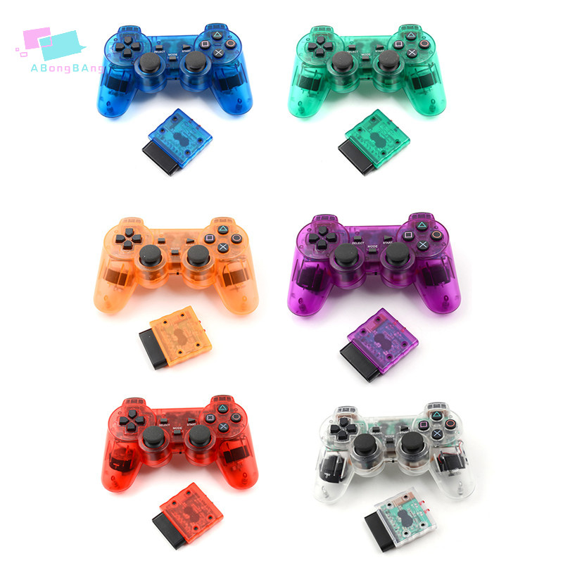 abongbang 1controlador De Jogos Sem Fio Colorido 2.4GHz Gamepad Joypad Para PS2 Nice
