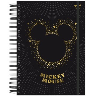 Caderno Capa Dura 10x1 150 Folhas Mickey Premium