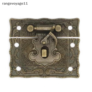 [Rangevoyage] Caixa Vintage Fecho Hasp Parafuso Mala Armário Jóias De Bronze Antigo [TH]